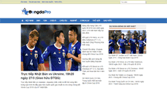 Desktop Screenshot of bongdapro.vn